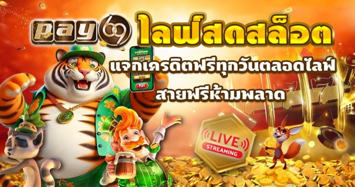 PAY69 ไลฟ์สดสล็อต แจกเครดิตฟรีทุกวันตลอดไลฟ์ สายฟรีห้ามพลาด